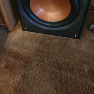 Klipsch R-120SW 2020 - Black vener wood cabinet image 2