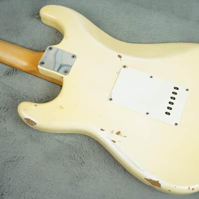 1964 Fender Stratocaster, Korina Body, Olympic White - One Owner + OHSC image 11