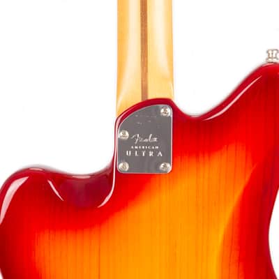 2020 Fender American Ultra Jazzmaster Electric Guitar, Maple Fingerboard, Plasma Red Burst, US2000XXXX image 13