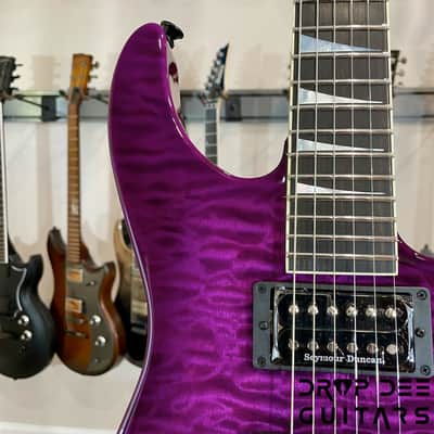Jackson Custom Shop Dinky FR Electric Guitar w/ Case-Purple Burst image 5