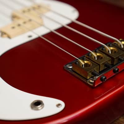 1985 Hondo Deluxe Series 830 Precision Bass Left Handed image 3