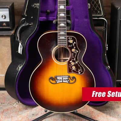Gibson Custom Shop Pre-War SJ-200 Rosewood Murphy Lab Light Aged Acoustic Guitar - Faded Vintage Sunburst with Hardshell Case image 23