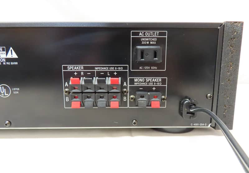 Sony TA-N110 Power Amplifier - Stereo Mono Subwoofer Amp With