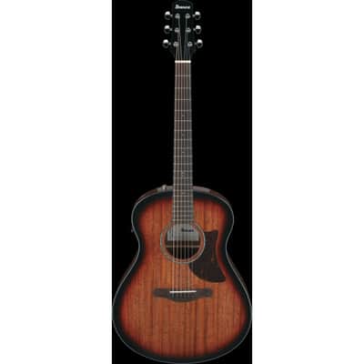 Ibanez AAM140E Advanced Auditorium Acoustic Electric Guitar Mahogany Sunburst High Gloss image 3