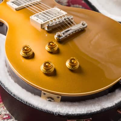 Gibson Les Paul Standard '57 Reissue Left-Handed - Goldtop Darkback VOS #742109 Second Hand image 5