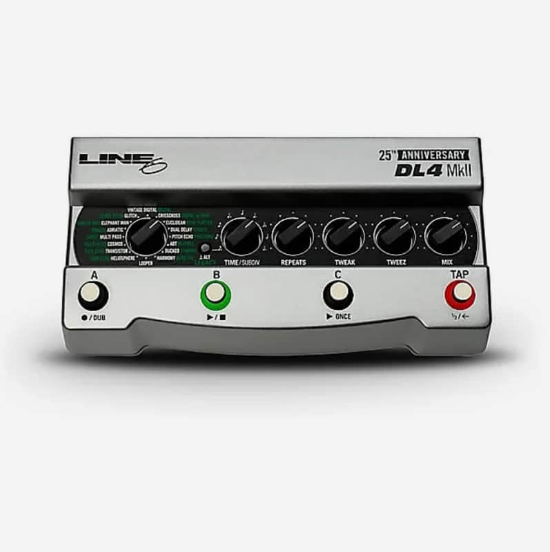 ギター Line 6 DL4 MkII (Mk2) Line 6 DL4 MkII Delay Guitar Effects Pedal Green | Guitar Center