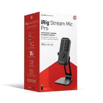 IK Multimedia iRig Stream Mic Pro Multipattern USB Condenser Microphone 2023 - Present - Grey image 7