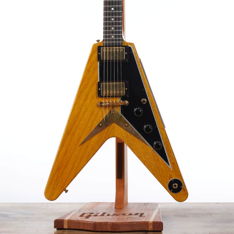 Gibson Custom 1958 Korina Flying V Reissue, Natural | Demo