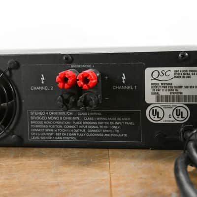 QSC MX 1500a 2-Channel Power Amplifier CG012GU image 6