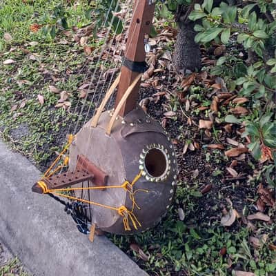 West African-style harp (kamale ngoni) image 11