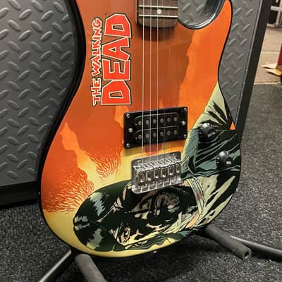 Peavey Rockmaster the walking dead guitar- Black image 3