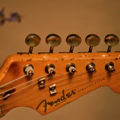 Fender Stratocaster Relic American Nitro Surf Green Custom Shop Fat 50's image 12