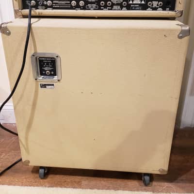 Fender Rumble Bass Custom Shop Tube Head W/ 4x10 Cabinet 2000's - Blonde with OX Blood image 2