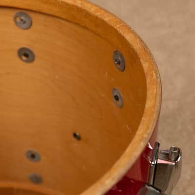 1980s Premier Soundwave Polychromatic Red Drum Set image 23