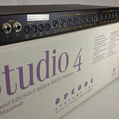 Opcode Studio 4 MIDI & SMPTE Interface (1992) image 3