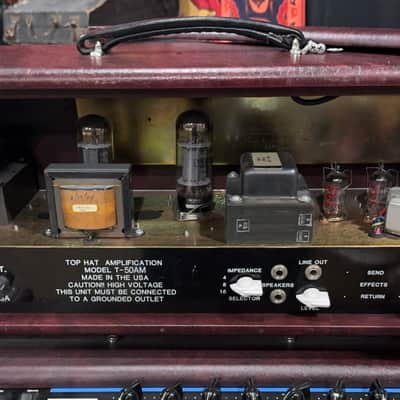 TopHat Ambassador 50 Head T-50AM 2004 Burgundy Boutique Very Nice image 7