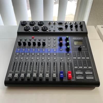 Zoom LiveTrak L-8 Digital Mixer / Recorder 2010s - Grey / Blue image 3