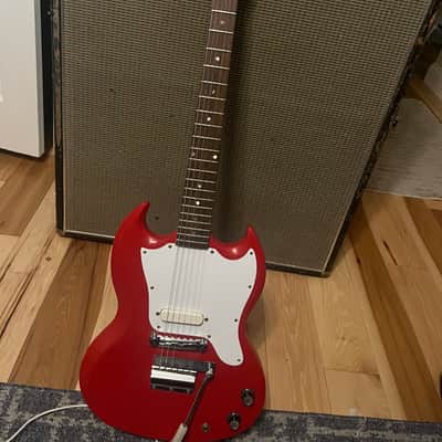 1966 Gibson Melody Maker Cardinal Red image 1