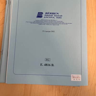 Lot of Sheet music - Berber Edizioni Musicali - Ancona, Italib Berben image 13