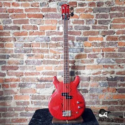 Lotus / Aria Pro II / Matsumoku MIJ Neck-Thru Double Cut Electric Bass  (1970s, Custom Poly Dip) image 17