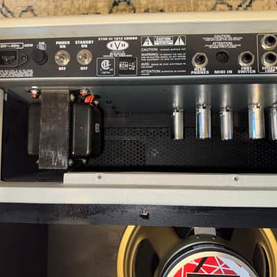 EVH 5150 III 6L6 3-Channel 50-Watt 1x12" Guitar Combo Ivory - Early Faceplate, Near Mint, Extremely Low Hours image 8