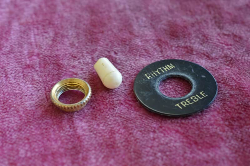 Vintage 1960's Gibson Les Paul Custom Switch Ring Poker Chip - SG Standard Special image 1