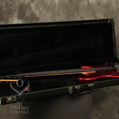 1980's Fender Contemporary Power Jazz Bass Special MIJ Candy Apple Red image 22