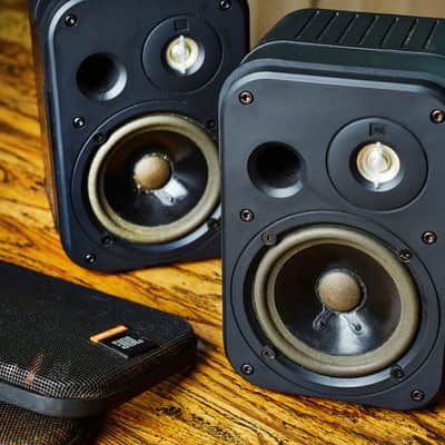 JBL Control 1 Xtreme 1987 - Black Matte vintage passive studio monitors image 4