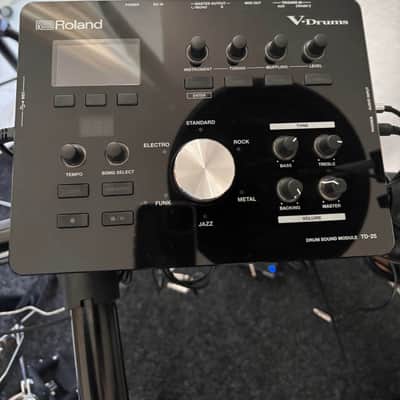 Roland TD-25KV V-Drum Kit with Mesh Pads 2010s - Black image 4