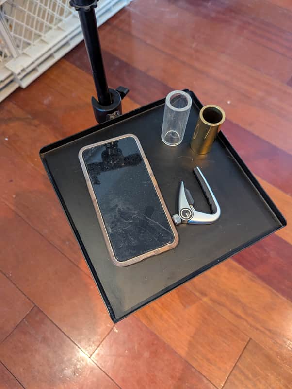 Quik-Lok Mic stand tray 2010s - Black image 1