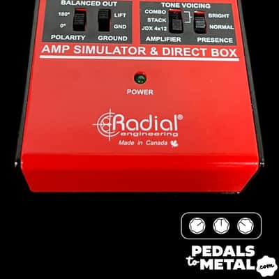 Radial JDX Direct-Drive Reactor Amplifier Direct Box 2010s - Red X11777 image 2