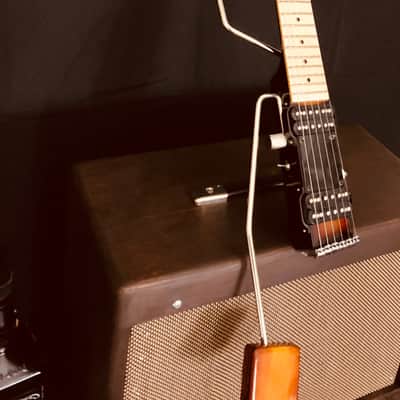 Original South Korean Ministar Lestar Travel Guitar Built in Headset Amp Gibson Scale image 7