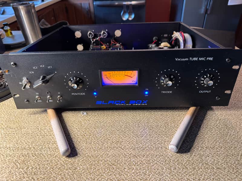 Black Box Analog Design 2ch Vacuum Tube Mic Pre 2017 - Black image 1