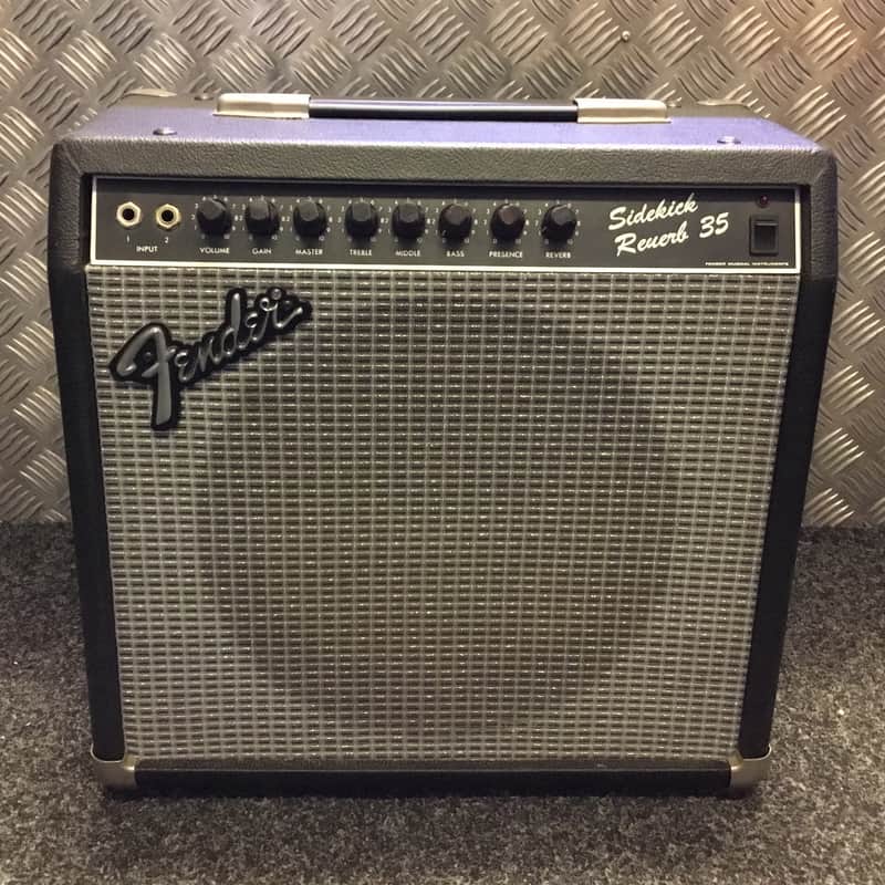 完動　極上美品！　FENDER/J　SIDEKICK REVERB ３５　￥３８８００　F/SW付き Vintage 1986 Fender Musical Instruments Sidekick Reverb 35