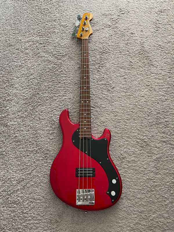 Fender Modern Player Dimension Bass 2014 MIC Candy Apple Red 4-String Guitar image 1