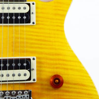 PRS SE Custom 22 Semi-Hollow 2022 - Santana Yellow image 8