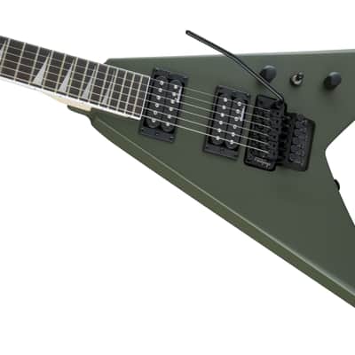Jackson JS32 KV Matte Army Drab, Amaranth Fretboard, V Style Electric Guitar image 5