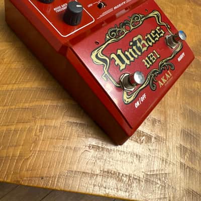 Akai UniBass UB1 Harmonized Bass Distortion 2000s - Red image 4