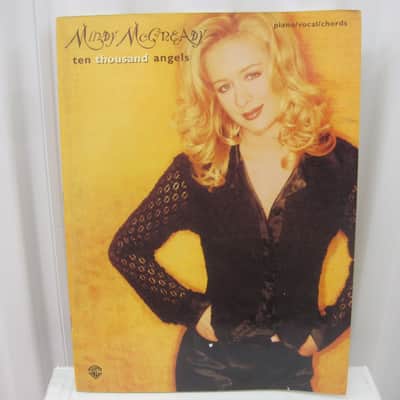 Mindy McCready Ten Thousand Angels Sheet Music Song Book Piano Vocal Guitar Chords image 1