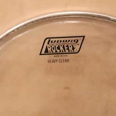Ludwig Rockers 10" Heavy Clear Tom Drum Head Vintage image 2