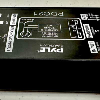 Pyle PDC21 Passive Direct Box -Excellent Condition - Fast Shipping image 3