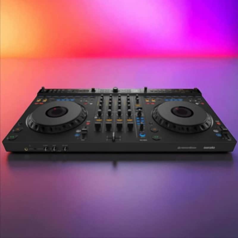 AlphaTheta DDJ-GRV6 Professional DJ Controller – 4-Channel, Multi-Deck, USB-C, Rekordbox & Serato Compatible image 1