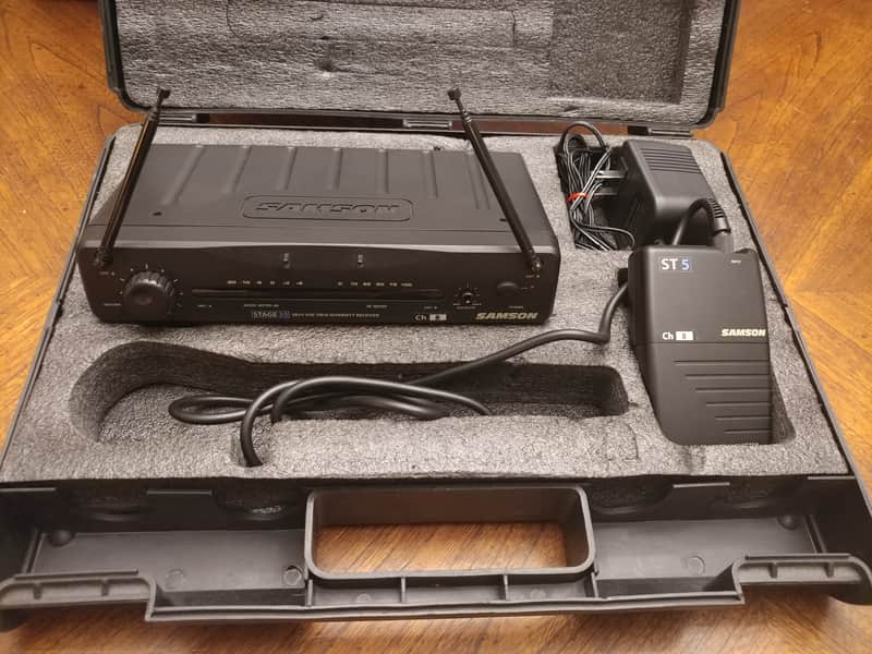 Samson Stage 55 True Diversity Wireless Lavalier Mic System - Channel 8 image 1