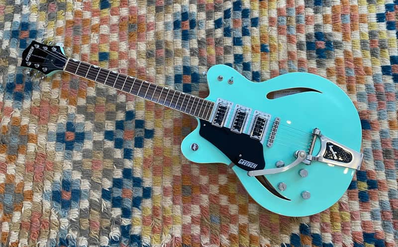 Left Handed Surf Green Gretsch 5622T image 1