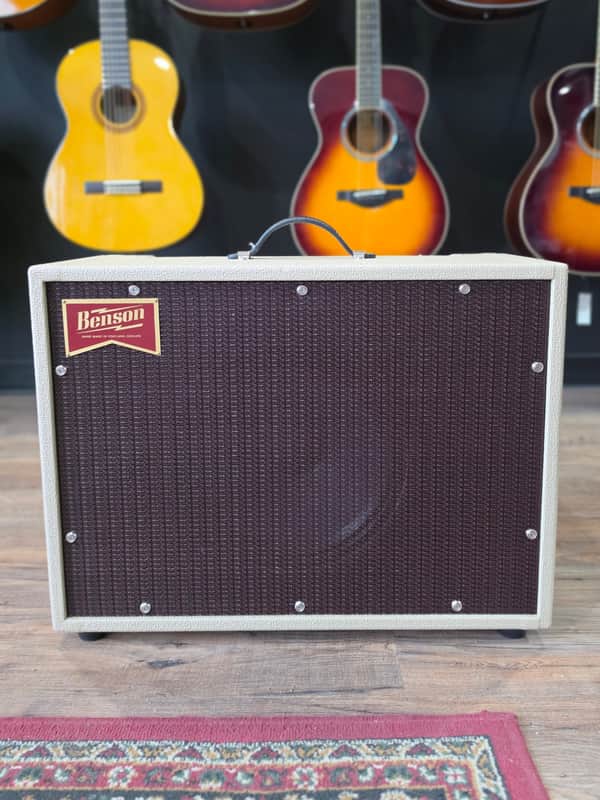 USED Benson Amps Monarch Reverb + 1x12 Combo Amplifier Blonde Tolex image 1