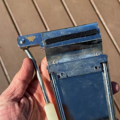 1960s Gibson Maestro Vibrola Vibrato Lyre Tailpiece - Chrome image 5