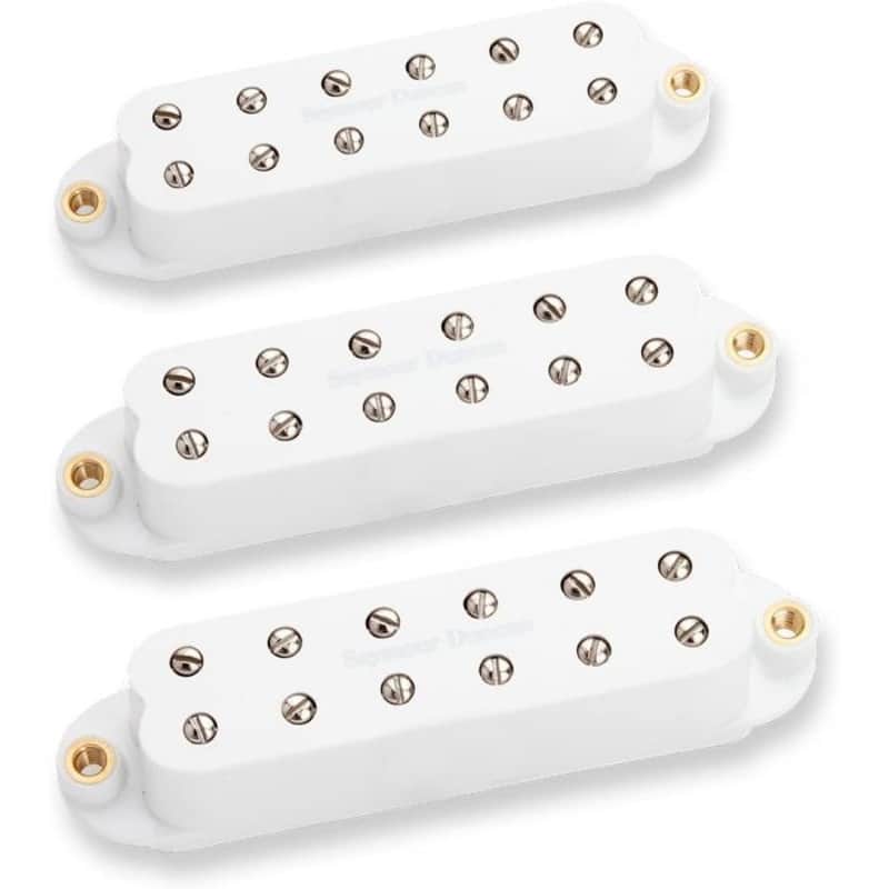 Seymour Duncan Little '59 for Humbucker Set for Strat Pickups - White image 1