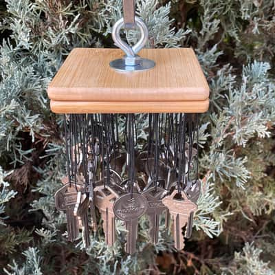 Upcycled Percussion - Key Chimes - Medium - Silver Keys image 2