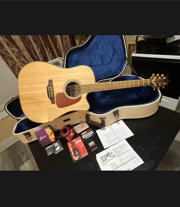 Luthier repaired Takamine GD93CE Series Dreadnought Cutaway Acoustic/Electric Guitar 2023 - Natural Gloss image 1