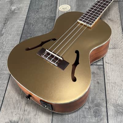 Kala JTE Archtop Tenor Ukulele - Kalamazoo Gold image 3